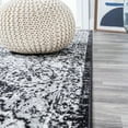 thumbnail image 4 of JONATHAN Y MODERN PERSIAN 2 x 8 Runner Rug, Boho Vintage Trellis - Black/Ivory, MDP205B-28, 4 of 7