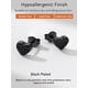 thumbnail image 3 of PROSTEEL Pendientes de botón de corazón para mujer, circonita cúbica negra brillante, pendientes de botón de corazón de plata de ley 925 para niñas, impresionante regalo de San Valentín de cumpleaños, 3 of 7