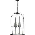 thumbnail image 6 of P500122-031-Progress Lighting-Seneca - 8 Light in Farmhouse style - 19.63 Inches wide by 32 Inches high-Black Finish    -Traditional Installation, 6 of 7