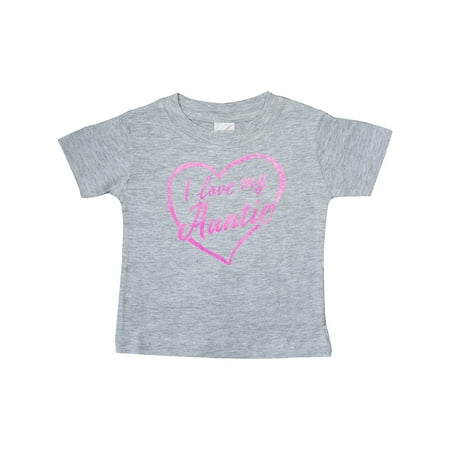 

Inktastic I Love My Auntie in Pink Chalk Heart Gift Baby Boy or Baby Girl T-Shirt