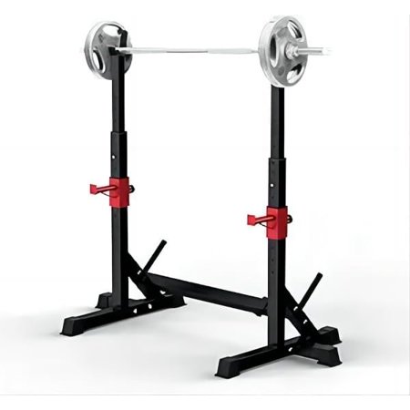 Squat Rack, Barbell Rack, Bench Press Rack for Home Gym, Multi-Function Strength Training, Adjustable Weight Rack 550Lbs