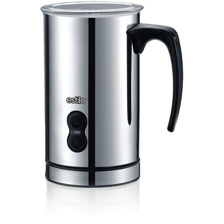 Estilo 0153 Automatic Electric Milk Frother, Heater and Cappuccino Maker, Polished Stainless