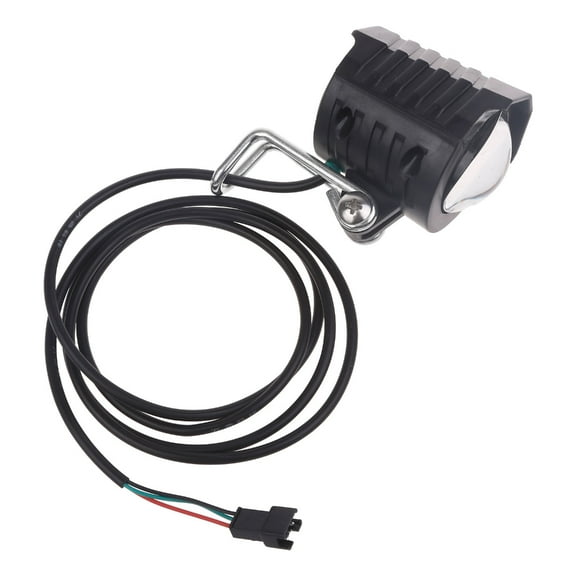 Electric Bike LED Front Light E-Bike Bicycle 2 in 1 Waterproof Horn Headlight Biking Portable Dustproof Cycling Parts