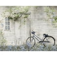 thumbnail image 2 of Deiter, Lori 24x20 Gold Ornate Wood Framed with Double Matting Museum Art Print Titled - Blue Bike at Barn, 2 of 4