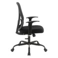 thumbnail image 4 of Scranton & Co Black Fabric Seat Manager's Chair with Mesh Back Support, 4 of 10