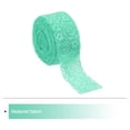 thumbnail image 3 of Unique Bargains Lace Trim 10 Yards 1.6 Inch Flower Elastic Lace Ribbons for Package Decoration Wedding Headbands Light Green, 3 of 5