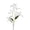 A, variant on CaiTeLin 5-Color Oil Painting Flame Orchid Stems, Artificial Faux Silk Floral Arrangement Decor, Wedding Arch Flower for Home Vase, Window Display, Bridal Bouquet DIY Project