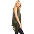 thumbnail image 3 of Cardigan Sans Manches Ouvert en Crochet pour Femmes, 3 of 5