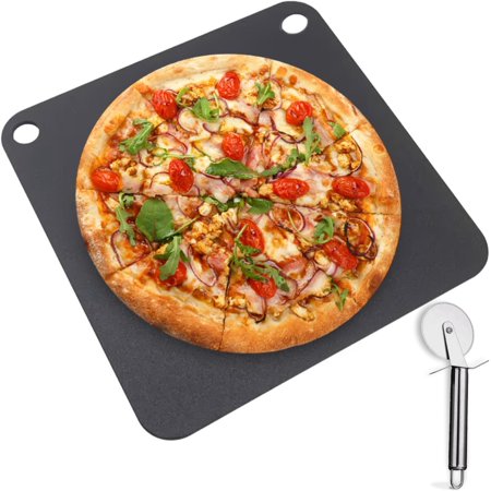 Pizza Steel, Oven Steel Plate, Steel for Pizza and Baked Bread, Durable Steel as an Alternative to Pizza Stone, High Quality Steel for Barbecue and Baking, Higher Heat Conductivity Steel