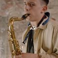 thumbnail image 4 of ELAYARD 1Pcs Sangle de Cou Réglable pour Saxophone avec Matériau Durable 39x4cm, 4 of 8