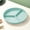 Green#3, variant on 10" Plastic Divided Dinner 3-Compartment Microwave-Safe Tray Thickened Heat- Blue Green Yellow Orange 9.8 x 9.8 x 1.2 Inches