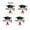 B, variant on Graduation Decorations Stickers 2025 (4-Pack) – Vibrant Bachelor Hat & Gift Box Decals for Party Decor, Invitations & School Supplies | Celebrate Academic Milestones
