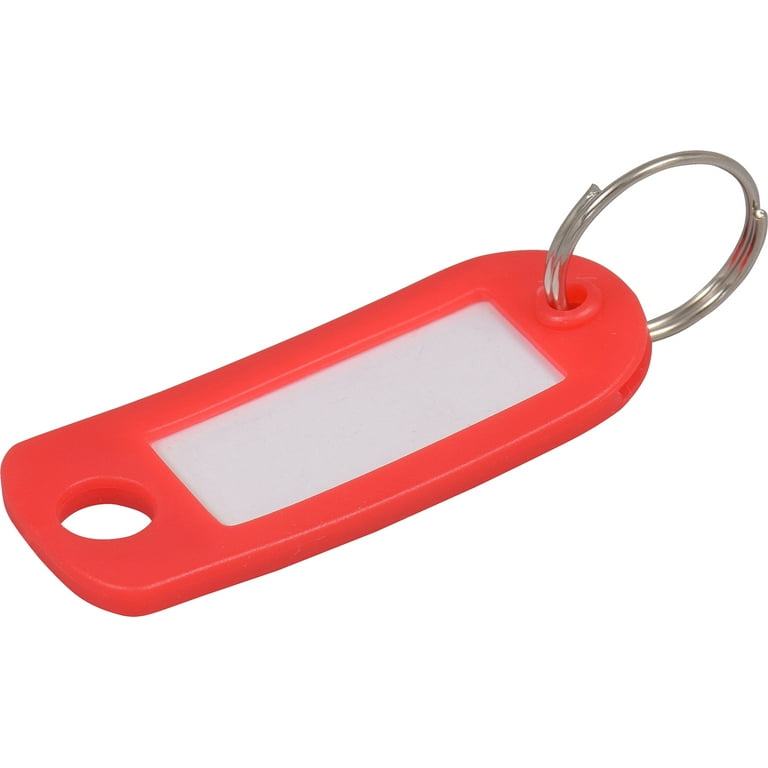 Hillman Metal/Plastic Assorted ID Tag Key Ring Hillman Metal/Plastic Assorted ID Tag Key Ring