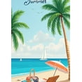 thumbnail image 4 of Tropical Beach Banner Summer Vacation Lightweight Welcome Summer with Palm Trees Relax for Beach Party Holiday Outdoor, 4 of 8