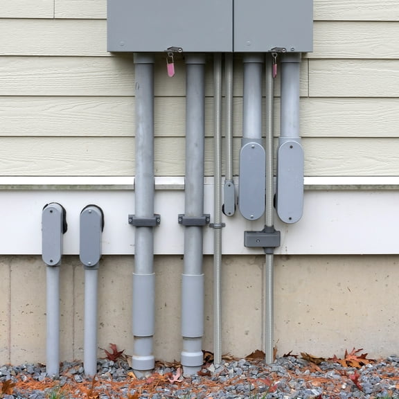 SKYSHALO 1/2'' PVC Liquid-Tight Flexible Electrical Conduit, 100 ft Bundle with 5 Straight & 5 90-Degree Connectors, IP65, Ideal for AC, Motor Controllers & Pumps