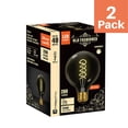 thumbnail image 5 of Xtricity G40 Globe Edison Spiral LED Bulb, 7W (40W Eqv), Dimmable, E26, UL Listed, 5 of 6