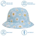 thumbnail image 2 of BASSDASH UPF50+ Fishing Bucket Hat for Men Women Lightweight Water Resistant Packable Outdoor Summer Sun Hats FH13, 2 of 6