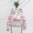 thumbnail image 4 of Sanrio Tablecloth for Hello Kitty Washable Cotton Square Cute Funny Softfor Kitchen & Table Linens 55×70.9 in, 4 of 5
