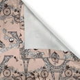 thumbnail image 4 of Ambesonne Eiffel Window Valance, Retro Landmark, 54" X 12", Pale Salmon Black White, 4 of 5