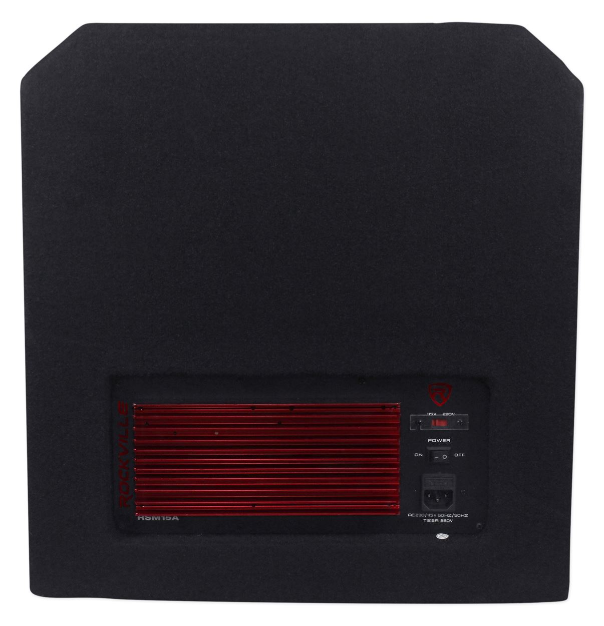 (2) Rockville RSM15A 15" 2-Way Powered Active Floor Monitor Speakers 2800 Watts