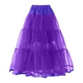 thumbnail image 4 of EHRWE Women's Skirt Big Swing Long Boneless Skirt Half Shag Petticoat Festival Party Skirt, 4 of 4