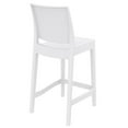 thumbnail image 3 of Compamia Siesta Maya Tabouret de Bar en Résine 29,5 Pouces Blanc, 3 of 9