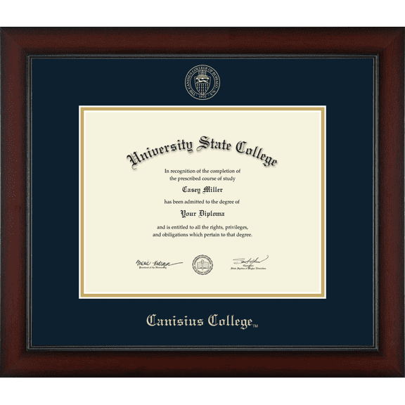 Canisius College Diploma Frame, Document Size 11" x 8.5"