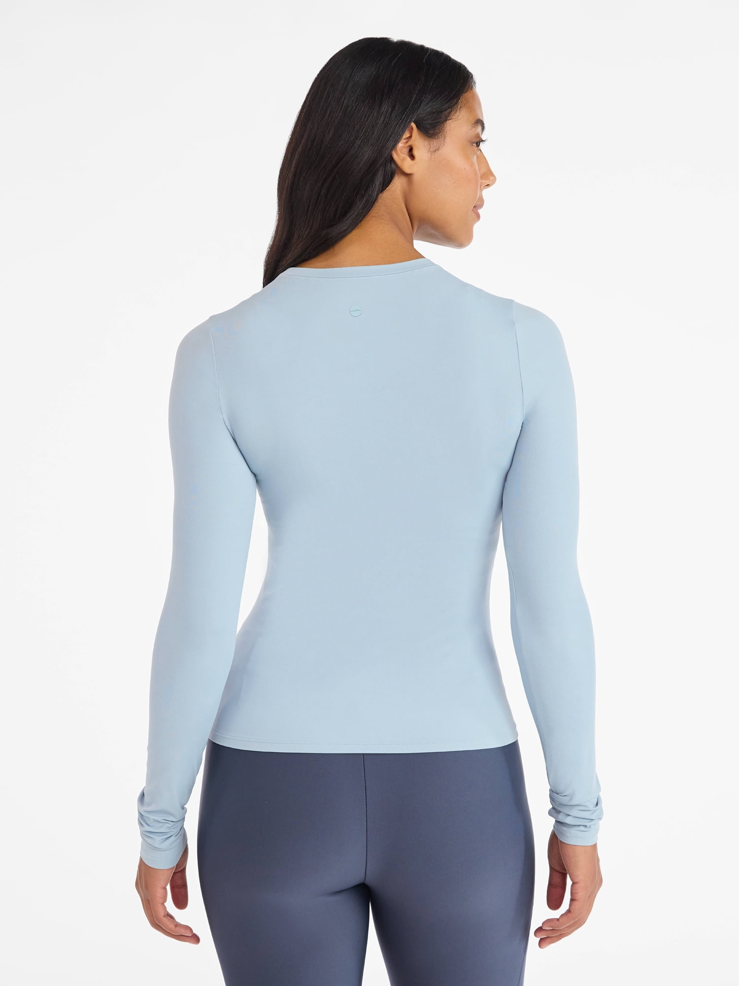 Avia Women's and Women’s Plus SoftSculpt Tee with Long Sleeves, Sizes XS-4X