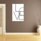 thumbnail image 2 of Pintura en lienzo con letras de amor para decoración de sala de estar, dormitorio, oficina, 2 of 7