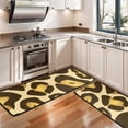 thumbnail image 3 of Kitchen Rugs Sets Of 2,Gold and Brown Of Leopard Print Anti Fatigue Kitchen Mat Rugs Non Slip Washable,Decorative Kitchen Floor Mats for Kitchen,Sink,Laundry,17"x47"+17"x47", 3 of 5