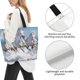 thumbnail image 3 of Disketp Horses Running Through The Water Bolsa Tote Estampada para Mujer, Bolso de Hombro y de Mano para Compras y Viajes, 3 of 8