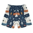 thumbnail image 3 of Polar Bears Snow Boys Swim Trunks Boardshorts Swimsuit Quick Dry Board Shorts Bathing Suit 2-12T, 3 of 8