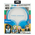 thumbnail image 6 of Altec Lansing KID SAFE 2-IN-1 MZX250 - Headphones - On-Ear - Bluetooth - Wireless, Wired - Blue, 6 of 7