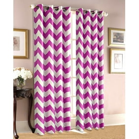 Empire Home Chevron Print 100 Thermal Insulated Blackout Set Of