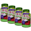 Vitafusion Vitamin B-12 1000 mcg Gummy Supplement, 140ct (Pack of 4)