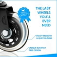 Lifelong Office Chair Caster Wheels, Replacement Office Chair Wheels