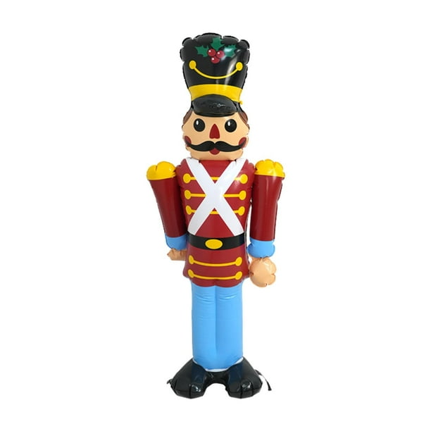 Figuras inflables navideñas para decoración del hogar, decoración creativa para el jardín, decoración inflable para fiestas al aire libre, césped Centinela