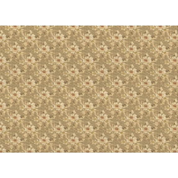 Ahgly Company Indoor Rectangle Patterned Cinnamon Brown Area Rugs, 5' x 8'