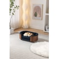 thumbnail image 5 of Scandinavian style Elevated Dog Bed Pet Sofa With Solid Wood legs and Walnut Bent Wood Back,&nbsp; Cashmere Cushion,Small Size, 5 of 9