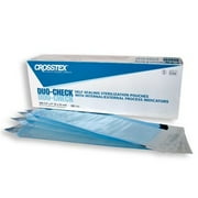 Crosstex SCL Duo-Check Self-Sealing Sterilization Pouches 7.5 X 13 200/Bx