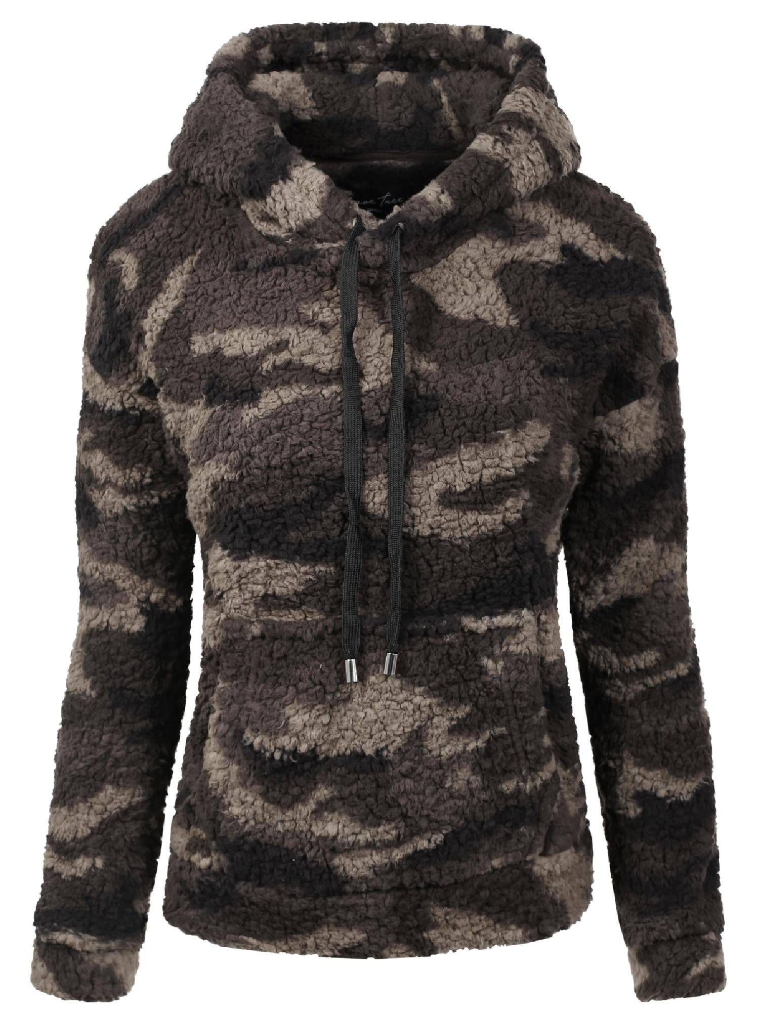 heritage camo sherpa hoodie