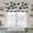 Black, variant on Dark Green Geometric Moroccan Tier Curtains 36 Inch Length, Abstract Ombre Modern Cafe Short Curtains for Bathroom Over Sink, Small Kitchen Curtain Light Filtering Tiered Drapes 2 Panels 27.5"Wx36"L