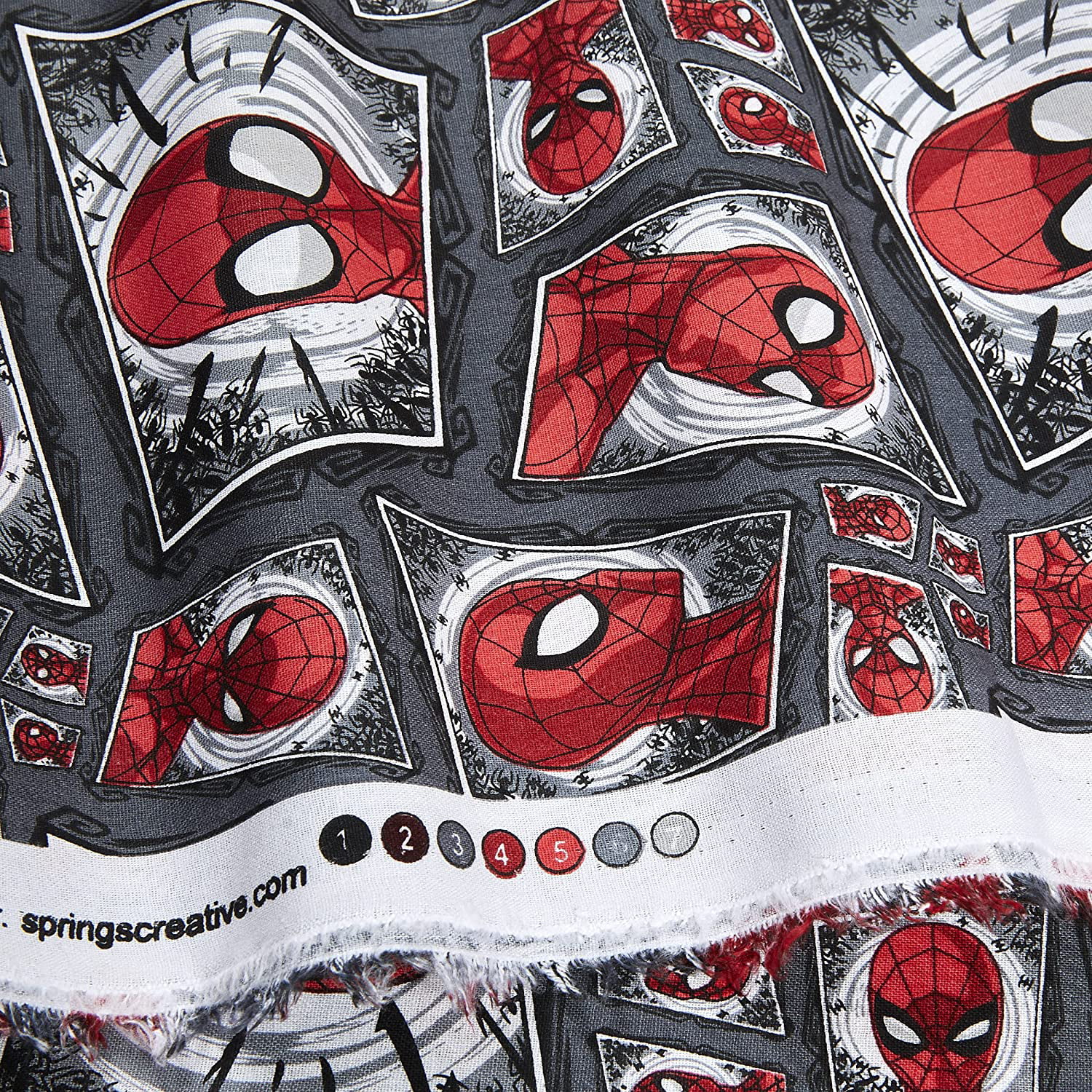 Marvel Spider Sense Spiderman Fabric 73982-A620715 from Springs Creative by  the yard