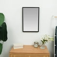 thumbnail image 5 of Hamilton Hills Clean Large Modern Black Frame Wall Mirror Contemporary Premium, 5 of 8