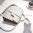 thumbnail image 4 of Sywqhk Bolso Bandolera De Color Sólido Para Mujer A La Moda, Bolso De Mano De Pu, Bolsos De Hombro (Gris) Sywqhk Para estrenar, 4 of 4