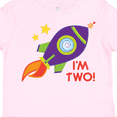 thumbnail image 4 of Inktastic 2nd Birthday Rocketship Space Party Boys or Girls Toddler T-Shirt, 4 of 5