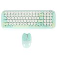 thumbnail image 3 of Teclado y mouse inalámbricos Sincero colorido tamaño completo verde, 3 of 10