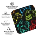 thumbnail image 4 of Balery 4 Pcs Play Game Startleather Coasters Set, Drink Table Cup Coasters For Living Room Kitchen Coffee Decor, 4 of 9