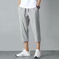 thumbnail image 1 of MYG Shorts d'Été Rafraîchissants pour Hommes Capris Amples Mode Tout-Aller Mode Urbaine, 1 of 8