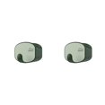 thumbnail image 2 of Moyic Gancho para colgar en la pared, soporte de almacenamiento de ropa sin perforaciones, colgador de bolso, estante trasero para puerta Verde 2piezas, 2 of 6